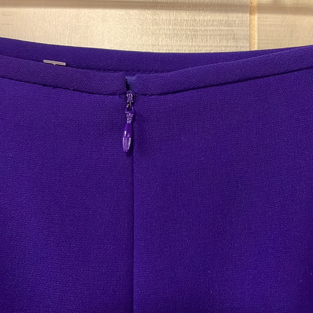 NWT Le Suit Purple Wrap Blazer & Pencil Skirt Set Sz 14 - Picture 11 of 11
